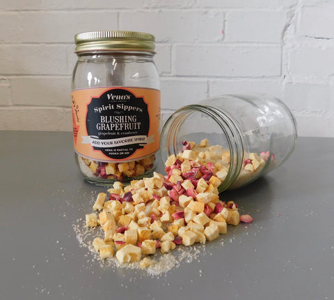 BLUSHING GRAPEFRUIT SPIRIT SIPPER and NIPPER INFUSIONS ( Grapefruit & Cranberry )