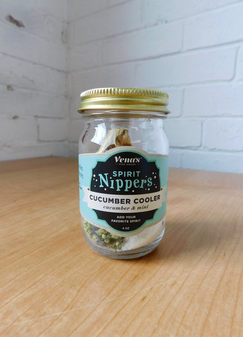 CUCUMBER COOLER SPIRIT SIPPER AND NIPPER COCKTAIL INFUSION ( Cucumber & Mint )