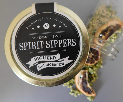 CUCUMBER COOLER SPIRIT SIPPER AND NIPPER COCKTAIL INFUSION ( Cucumber & Mint )