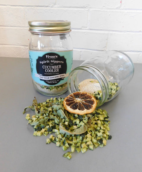 CUCUMBER COOLER SPIRIT SIPPER AND NIPPER INFUSIONS