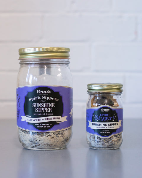 SUNSHINE SPIRIT SIPPER AND NIPPER COCKTAIL INFUSION  ( Lavender & Lemon )