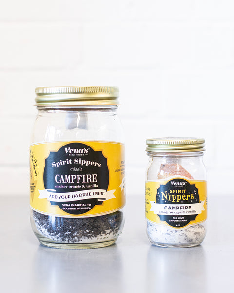 CAMPFIRE SPIRIT SIPPER AND NIPPER COCKTAIL INFUSION   (Smokey Orange & Vanilla)
