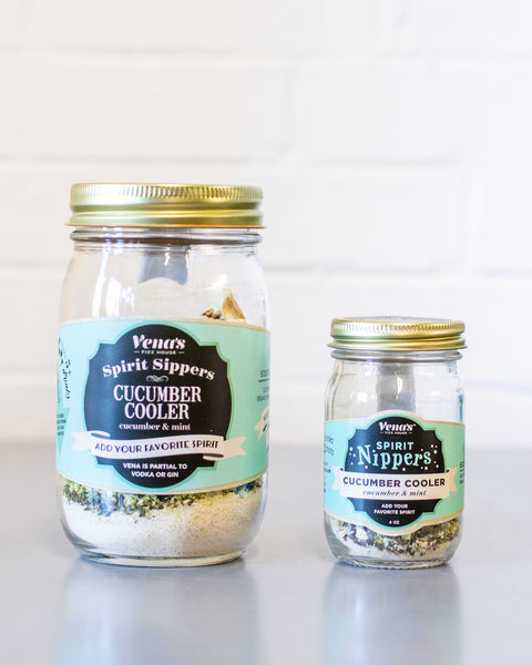 CUCUMBER COOLER SPIRIT SIPPER AND NIPPER COCKTAIL INFUSION ( Cucumber & Mint )