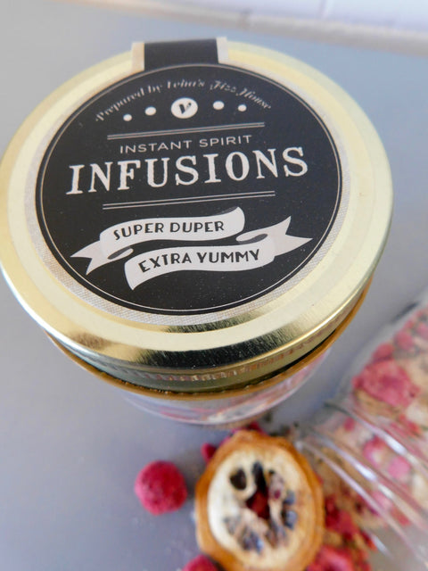 RASPBERRY MOJITO SPIRIT SIPPER AND NIPPER INFUSIONS