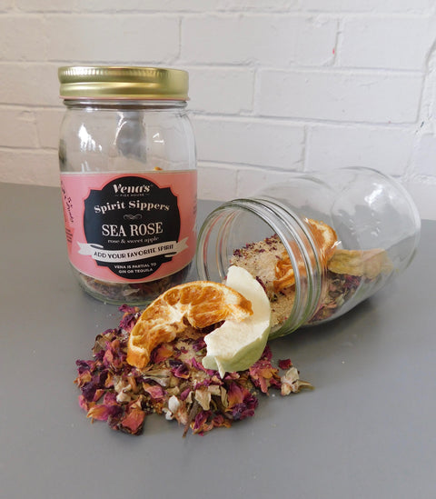 SEA ROSE SPIRIT SIPPER AND NIPPER COCKTAIL INFUSION ( Rose & Apple )
